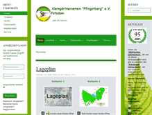 Tablet Screenshot of kgv-pfingstberg.de